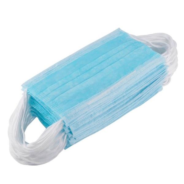 China Las mascarillas estéril resistentes líquidas, 3 respirables manejan la mascarilla no tejida supplier