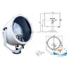 IP56 Suez Canal Searchlight , Light Weight Halogen Searchlight 2000w TZ5