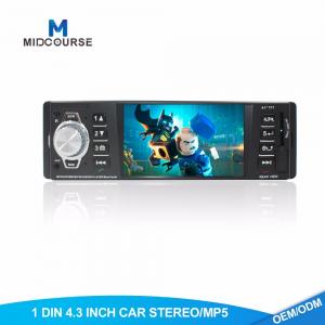 Hd 1 Din Android Head Unit Fixed Panel Car USB Radio  With BT FM AUX SD Stereo