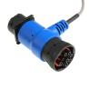China Deutsch HD Series 9 Pin J1939 Cable Connector with IP68 Rating for Heavy Duty Automotive Applications wholesale