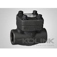 China Forged steel Piston Check Valve, Bolted Cover, NPT BSPT, Socket Weld End on sale