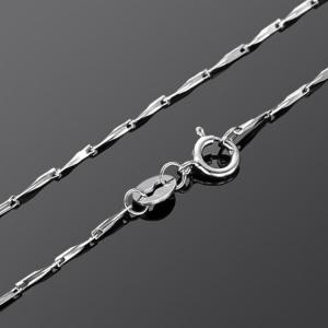 China 18K White Gold Small Link Chain Necklace for Women (NG012) supplier