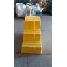 Yellow Plastic Polyethylene Three Steps Safety Step Stool