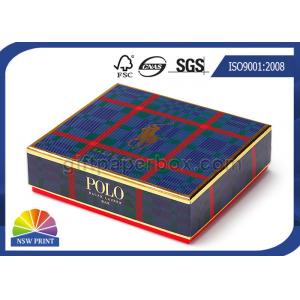 China Luxury Design Two Pieces Paper Gift Boxes Detachable Lid Cardboard Rigid Gift Box supplier