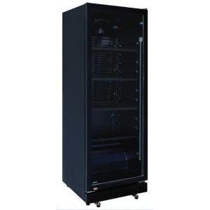 China 360L Upright Single Door ABS Inner Direct Cooling Display Beverage Cooler Without Canopy supplier