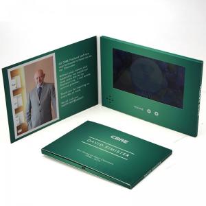 China Customized Size Video Brochure Card , Lcd Video Brochure For Birthday Gift supplier