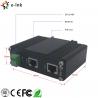 China Single Port 60W Power Over Ethernet Devices Support Din Rail / Wall Mount Installation wholesale