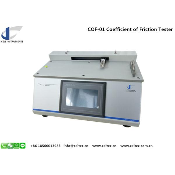 Friction Tester Coefficient Of Friction Testing Machine Cof Tester For Plastic Film Static And Kinetic Cof