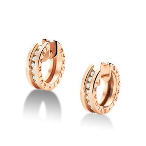 China Jewelry Factory 18K Yellow Gold Earring  Bzero1 Earrings -348036