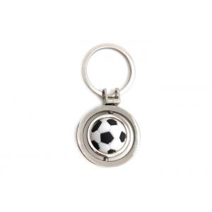 46mm Soccer Metal Keychain Holder Cute Football Keyring Souvenir Advertising Gift