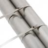 Waterproof Stainless Steel Zip Ties - Self Locking Metal Cable Ties