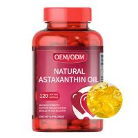 2000 MG Natural Astaxanthin Supplement Softgel Capsules Private Label Custom