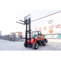 China Highly Maneuverable 5000 Lb All Terrain Forklift With Turning Radius Up To 8 Feet on sale