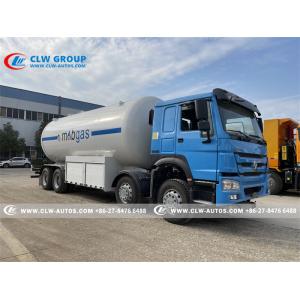 China Sinotruk Howo 8x4 35.5cbm LPG Delivery Truck With Flow Meter supplier