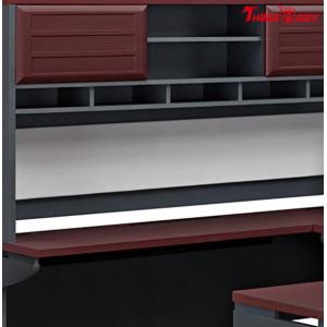 Space Saving Modern Office Furniture Pro Linea U Corner Computer Desk With Hutch