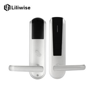 China Durable Keyless Key Card Door Lock Zinc Alloy 6V Working Voltage With Led Indicating Lights supplier