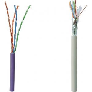 China 4 Pairs BC/CCA Network Ca Lan Cable For Voice Data / Graphic Image supplier