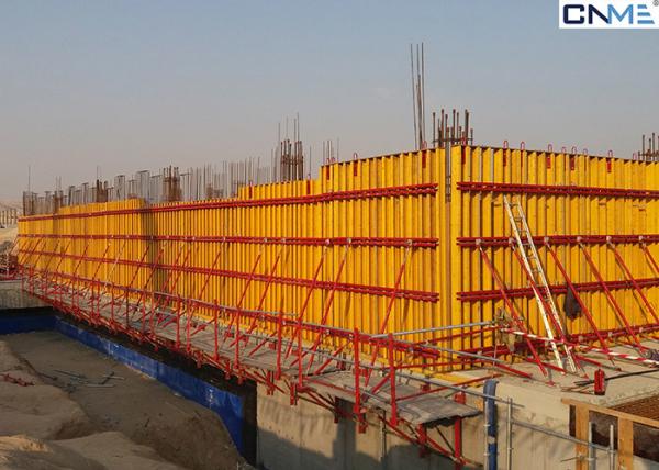 Flexible Retaining Wall Formwork , Metal Formwork For Concrete W-H20