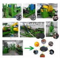 China Used Rubber Conveyor Belts Recycling Line / Waste Tire Recycling Machine on sale