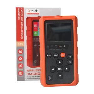 China Xtruck 819 OBDII Diagnostic Scanner with 9 Major Protocols Support 2.8-inch IPS Display and 16-pin OBDII Connector for Post-2000 Vehicles wholesale