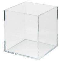 China Small Square Acrylic Box Containers Display Clear  3-100MM Thickness on sale
