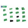 10A 2P-28P Right Angle Wire Inlet Terminal Block PCB Pitch 3.81mm 300v