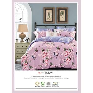 China Beautiful Comfortable Cotton Bedding Sets , Luxury Pink Home Bedding Sets wholesale