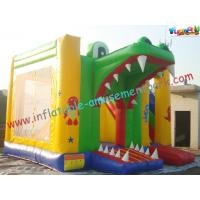 China Popular Shark Inflatable Combo Moonwalk , Combo Bouncer Slide With Affordable Price on sale