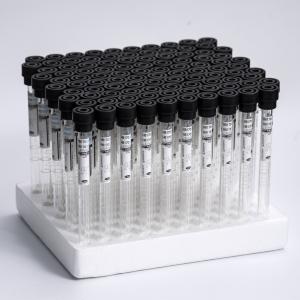 Glass 3.8% Black Sodium Citrate Tube 8*120mm Long ESR Sample Vial