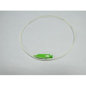 White cable SC APC SM SX 0.9mm White Fiber Optic Pigtail for Video Transmission , Data Transmission