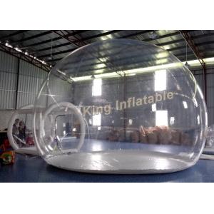 tienda inflable transparente de la burbuja de aire claro de la tienda del PVC de 0.65m m con de una sola capa