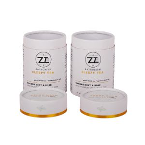 China Customized Chocolate Cylindrical Cardboard Tubes With Golden Hot Stamping wholesale