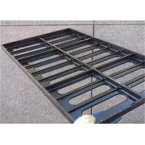 China Anti Frozen Cast Iron Gully Grid / Ductile Triangular Gully Grating Durable supplier