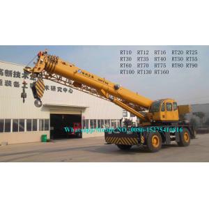 XCMG 60 Ton Rough Terrain Boom Truck Crane For Warehousing Base Construction RT60 RT60A