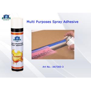 Professional Multi Purpose Spray Adhesive for Fabric / Wood / Glass , Acrylic Material