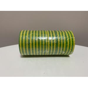 China yellow&green Carrier PVC Electrical Insulatingtape for Protection (0.13mm*19mm*10yards) supplier