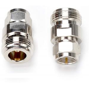 N Female To F Male FCC 50Ohm RF Coaxial Cable Adapter