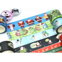 China Colorful 10m Christmas Craft Skinny Washi Tape on sale