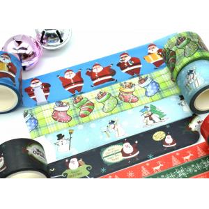 Colorful 10m Christmas Craft Skinny Washi Tape