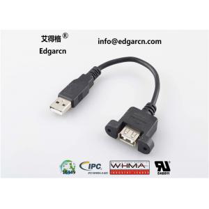 China Straight Data Communication Cable Usb Type A Female To Male Length 100mm supplier