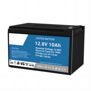 SLA Lead Acid LifeP04 Lithium Battery Stable Recharge 12.8V 10AH For Miner Lamp