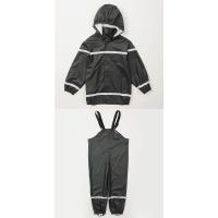 China Safety Green Reflective Rain Jacket Men'S Childrens Boys Girls Split High Visibility Rain Poncho Suit on sale
