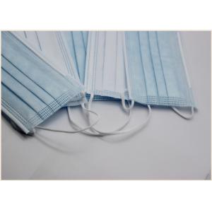 Foldable 3 Ply Non Woven Face Mask Easy Carrying Good Air Permeability
