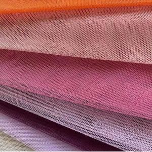 China 6 Inch Width Organza Tulle Rolls With Anti Wrinkle Features supplier