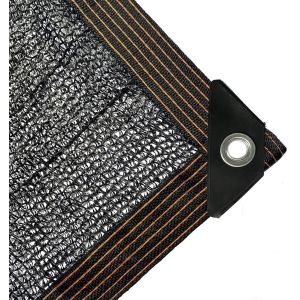 China Wholesale HDPE Mono Green Agriculture Shade Tarps UV Treated Windbreaker Dump Truck Mesh For Outdoor Use Plain Style Mesh Tarp with Grommets, Resistant Garden Sun Shade Netting with Taped Edge wholesale