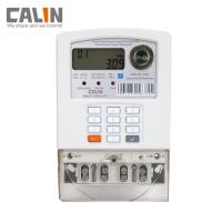 China STS Single Phase Power Meter Prepayment Keypad Electricity Meter With PLC / RF Communication on sale