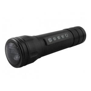 China 5V Black Music LED Camping Torch Ultralight Backpacking Flashlight MP3 Player supplier
