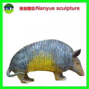 China home deco artificial resin statue China protected animal pangolin props as decoration statue supplier