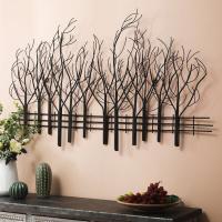 China 28 Inch European Style Metal Tree Branch Wall Decor Customizable For Living Room on sale