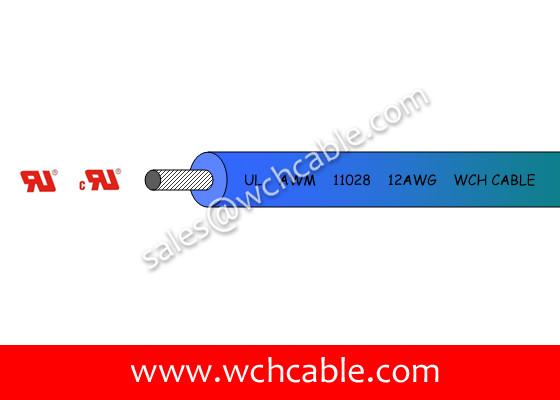 STREPTOCOQUE 65/0.25 noir du fil UL11028 12AWG du mPPE 600V d'OD3.0mm